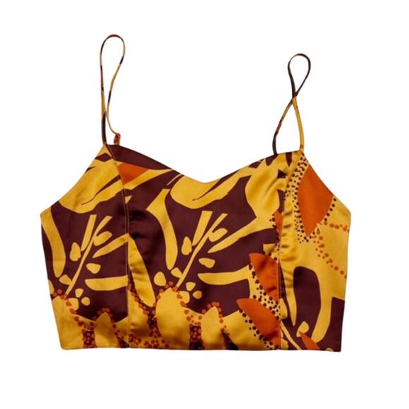 House of Harlow 1960 Satin Pull-Over Crop Top – NWT Size XS - Picture 2 of 3